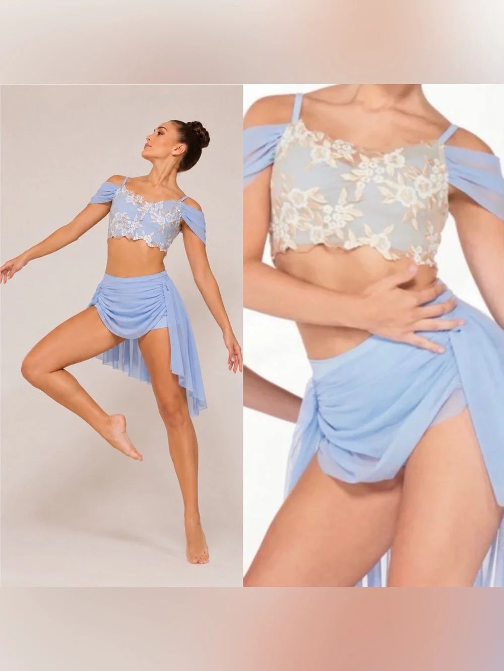 Kelle dance lyrically ballet costume blue 2 piece ENDLESS SUMMER
7878 Adult SA